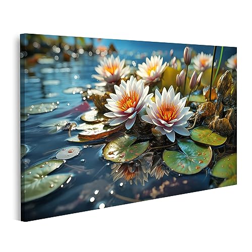 islandburner Bild auf Leinwand Seerosen Blätter Blumen Bilder Wandbilder Poster JEMH-1K islandburner Bild auf Leinwand Seerosen Blätter Blumen Bilder Wandbilder Poster JEMH-1K von islandburner