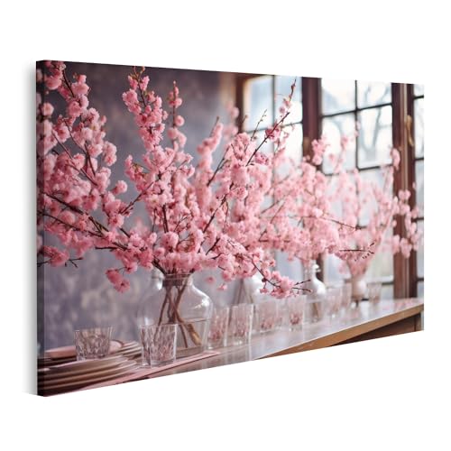 islandburner Bild auf Leinwand Tisch mit rosa Sakura Blumen Bilder Wandbilder Poster islandburner Bild auf Leinwand Tisch mit rosa Sakura Blumen Bilder Wandbilder Poster von islandburner