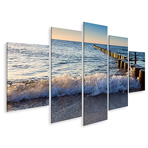 islandburner Bild auf Leinwand Wellenbrecher In Der Ostsee Natur Leinwandbild Wandbild Prime Bilder für Wohnzimmer etc. islandburner Bild auf Leinwand Wellenbrecher In Der Ostsee Natur Leinwandbild Wandbild Prime Bilder für Wohnzimmer etc. von islandburner