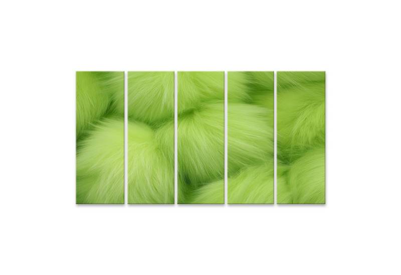islandburner Leinwandbild, Neongrünes flauschiges Fell Textur islandburner Leinwandbild, Neongrünes flauschiges Fell Textur von islandburner