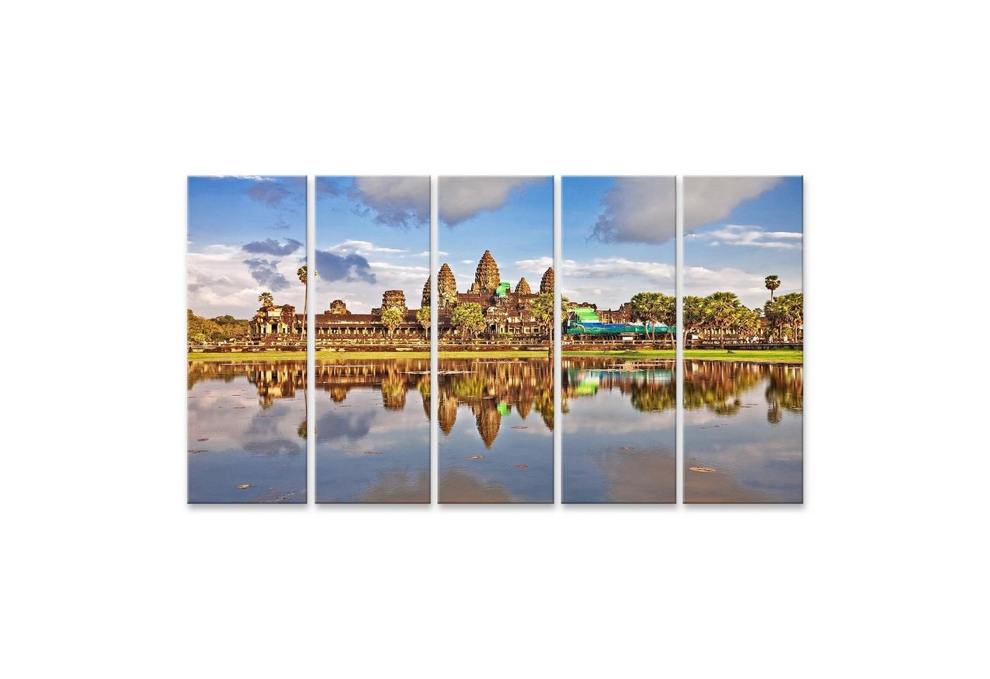 islandburner Leinwandbild Bild auf Leinwand Angkor Wat Temple Siem Reap Kambodscha Wandbild Lei von islandburner