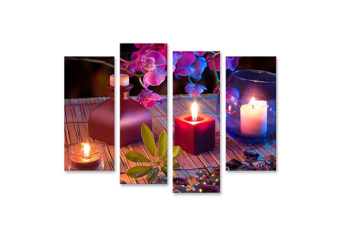 islandburner Leinwandbild Bild auf Leinwand Blatt Kerzen Öl Potpourri Glas Dots Orchideen und W islandburner Leinwandbild Bild auf Leinwand Blatt Kerzen Öl Potpourri Glas Dots Orchideen und W von islandburner