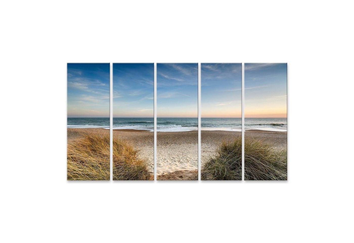 islandburner Leinwandbild Bild auf Leinwand Der Strand In Der Nähe Von Christchurch Hengistbury von islandburner
