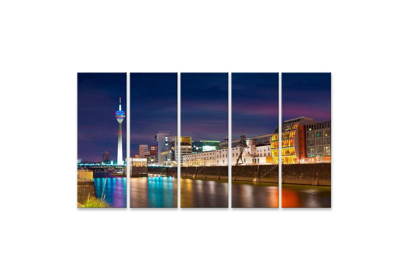 islandburner Leinwandbild Bild auf Leinwand Düsseldorf Rheinturm In Der Weichen Nachtlicht Nordr islandburner Leinwandbild Bild auf Leinwand Düsseldorf Rheinturm In Der Weichen Nachtlicht Nordr von islandburner