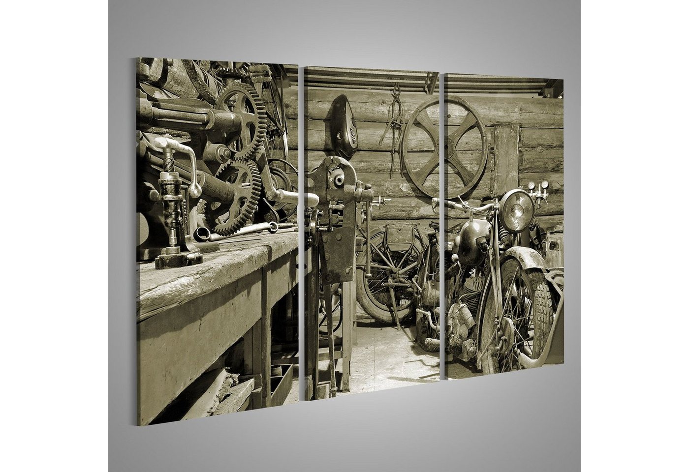 islandburner Leinwandbild Bild auf Leinwand Garage Wandbild Leinwandbild Wand Bilder Poster 130x von islandburner