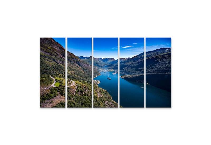 islandburner Leinwandbild Bild auf Leinwand Geiranger Fjord Wunderschöne Natur Norwegen Luftbild islandburner Leinwandbild Bild auf Leinwand Geiranger Fjord Wunderschöne Natur Norwegen Luftbild von islandburner