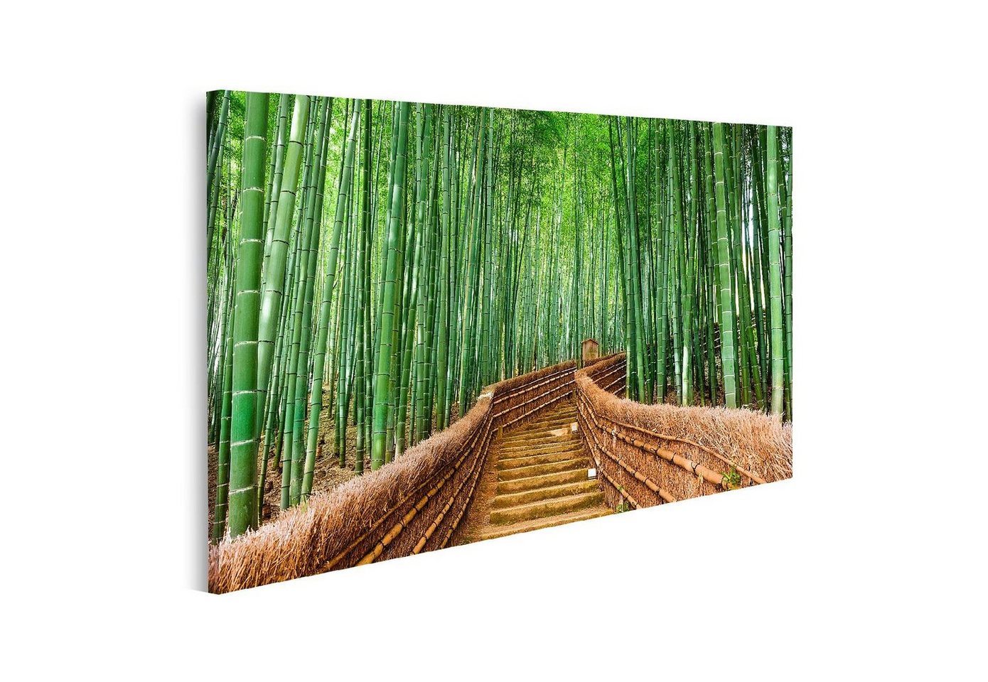 islandburner Leinwandbild Bild auf Leinwand Kyoto Japan Am wald. Wandbild Poster Kunstdruck Bild von islandburner