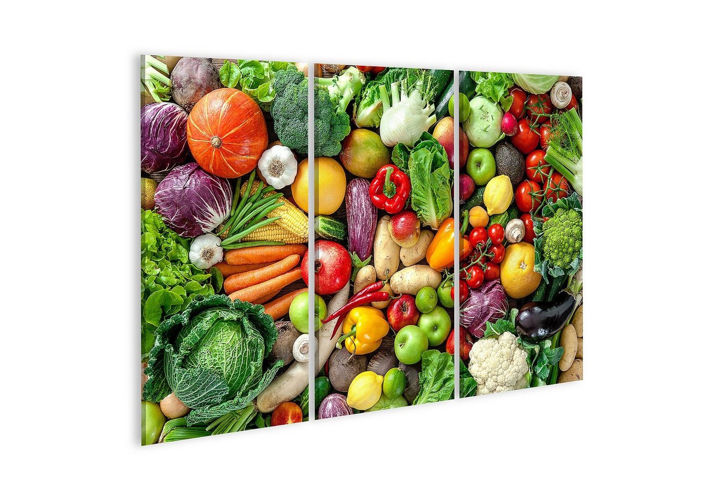 islandburner Leinwandbild Bild auf Leinwand Sortiment Von Frischem Obst Und Gemüse Wandbild Lei islandburner Leinwandbild Bild auf Leinwand Sortiment Von Frischem Obst Und Gemüse Wandbild Lei von islandburner