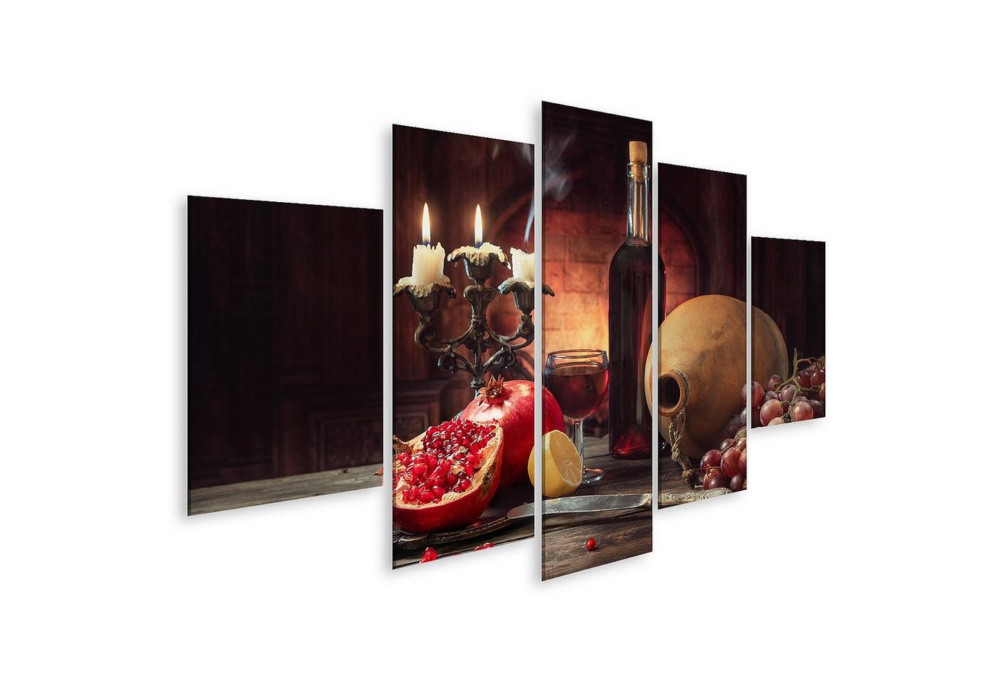 islandburner Leinwandbild Bild auf Leinwand Stillleben Rustikaler Stil Obst Granatäpfel Trauben islandburner Leinwandbild Bild auf Leinwand Stillleben Rustikaler Stil Obst Granatäpfel Trauben von islandburner