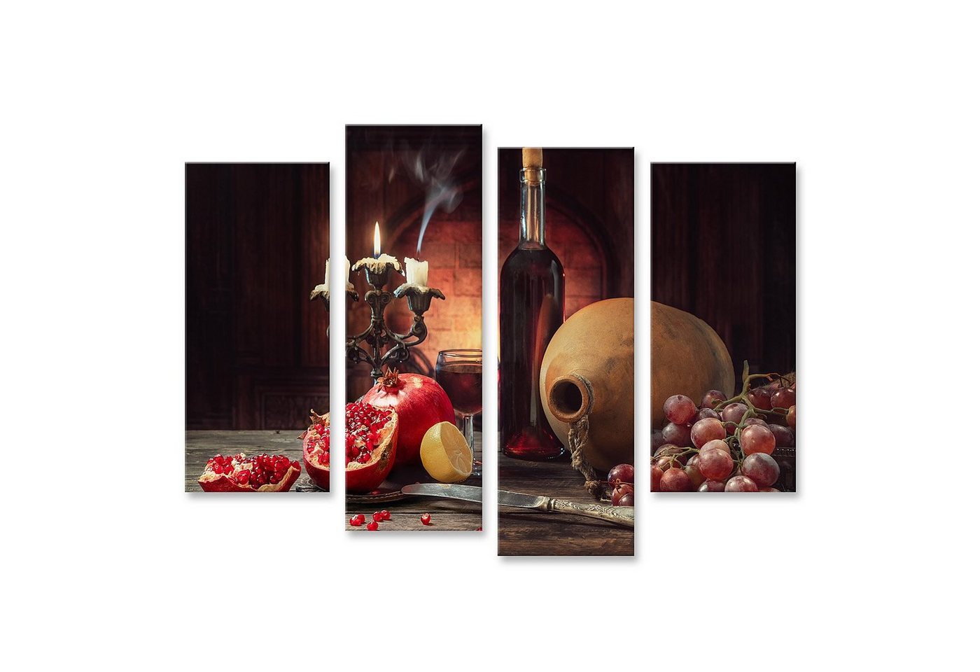 islandburner Leinwandbild Bild auf Leinwand Stillleben Rustikaler Stil Obst Granatäpfel Trauben islandburner Leinwandbild Bild auf Leinwand Stillleben Rustikaler Stil Obst Granatäpfel Trauben von islandburner
