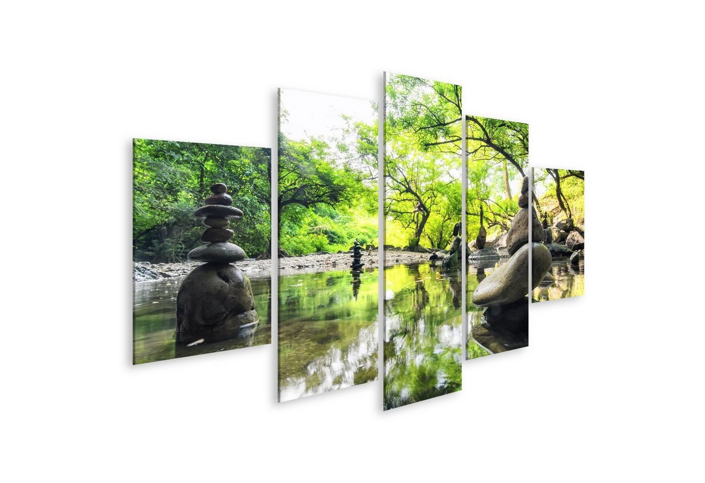 islandburner Leinwandbild Bild auf Leinwand Zen Meditation Landschaft Ruhe Spirituelle Natur Umw von islandburner