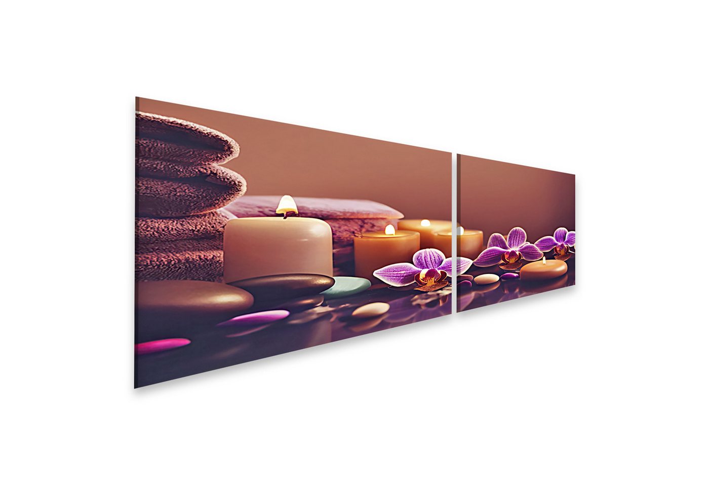 islandburner Leinwandbild Entspannung Kerzen Blumen Steine Spa Ambiente Wandbild islandburner Leinwandbild Entspannung Kerzen Blumen Steine Spa Ambiente Wandbild von islandburner