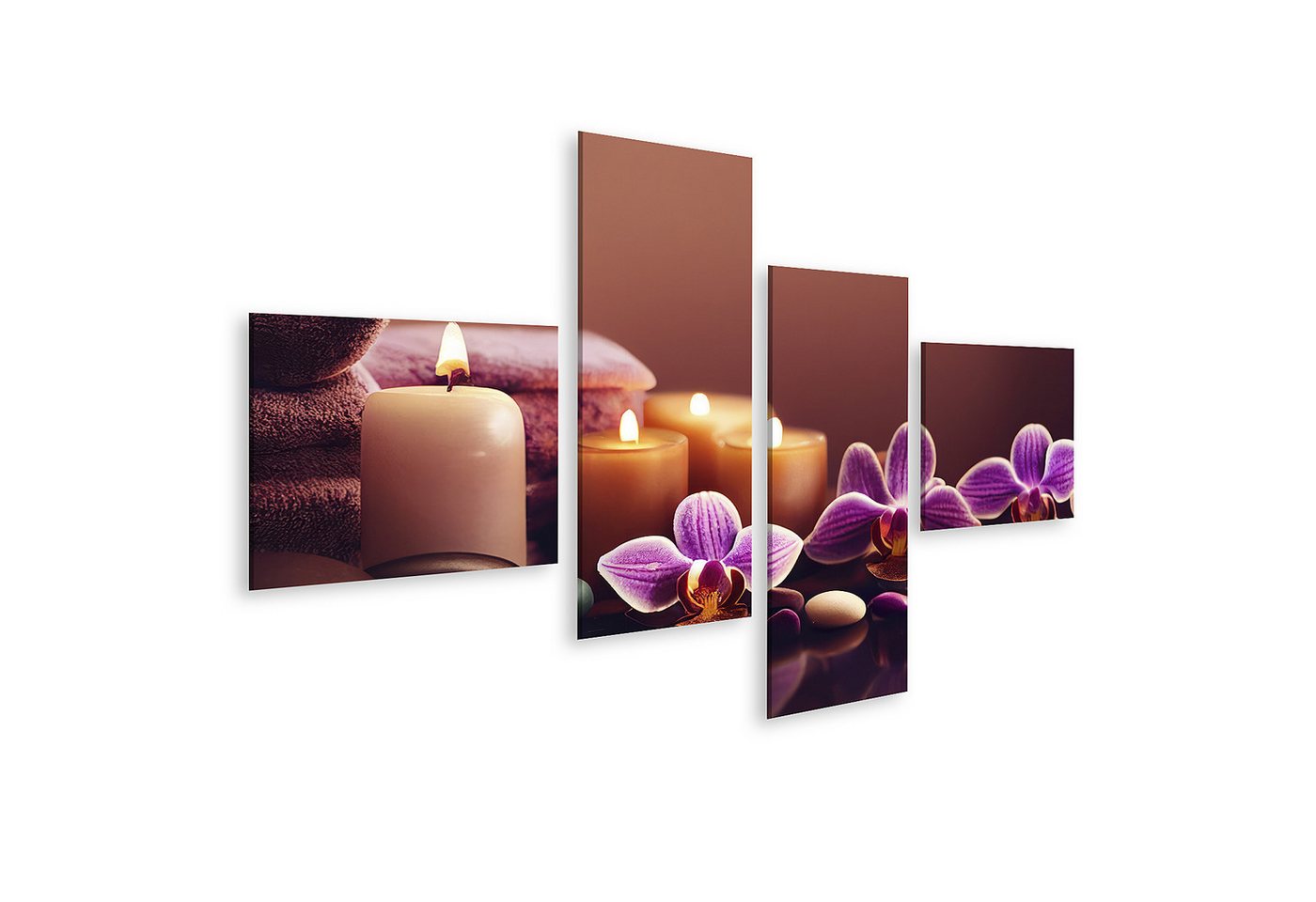 islandburner Leinwandbild Entspannung Kerzen Blumen Steine Spa Ambiente Wandbild islandburner Leinwandbild Entspannung Kerzen Blumen Steine Spa Ambiente Wandbild von islandburner