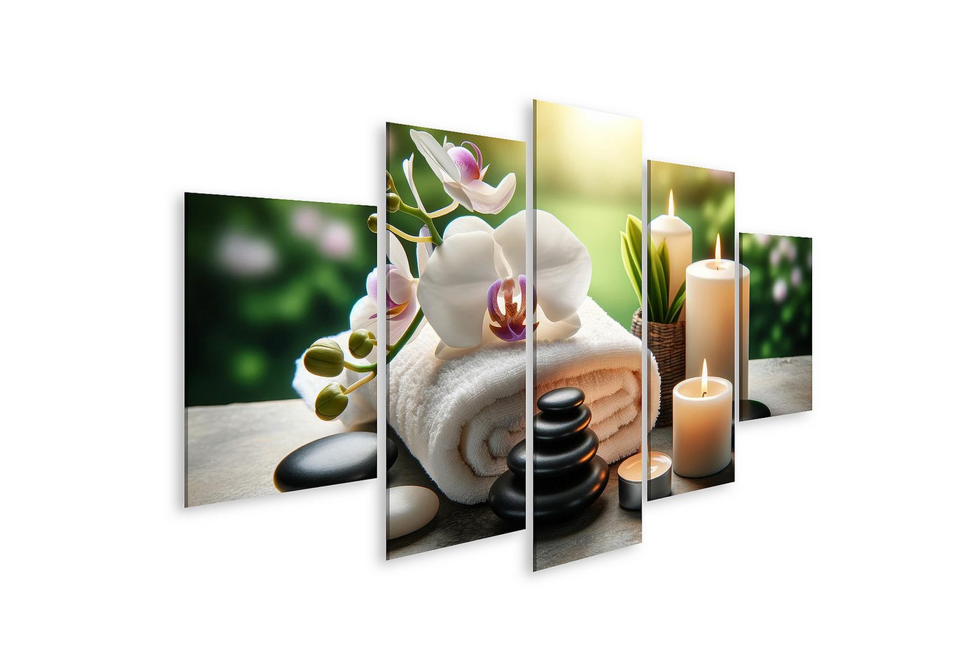 islandburner Leinwandbild Entspannung Kerzen Spa Relax Oase Orchidee Steine Wellness Kunst islandburner Leinwandbild Entspannung Kerzen Spa Relax Oase Orchidee Steine Wellness Kunst von islandburner