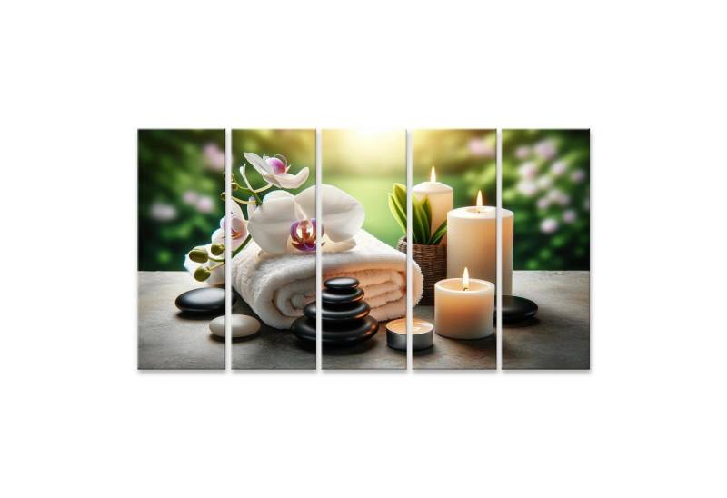 islandburner Leinwandbild Entspannung Kerzen Spa Relax Oase Orchidee Steine Wellness Kunst islandburner Leinwandbild Entspannung Kerzen Spa Relax Oase Orchidee Steine Wellness Kunst von islandburner