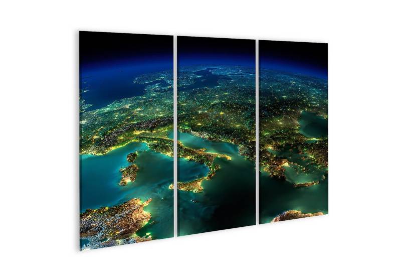 islandburner Leinwandbild Europa Nachtansicht Beleuchtung Weltraumaufnahme Erde Wandbild islandburner Leinwandbild Europa Nachtansicht Beleuchtung Weltraumaufnahme Erde Wandbild von islandburner
