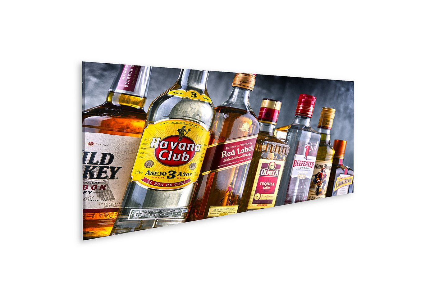 islandburner Leinwandbild Flaschen Sammlung Spirituosen Regale Bunt Sortiert Alkohol Wandbild islandburner Leinwandbild Flaschen Sammlung Spirituosen Regale Bunt Sortiert Alkohol Wandbild von islandburner