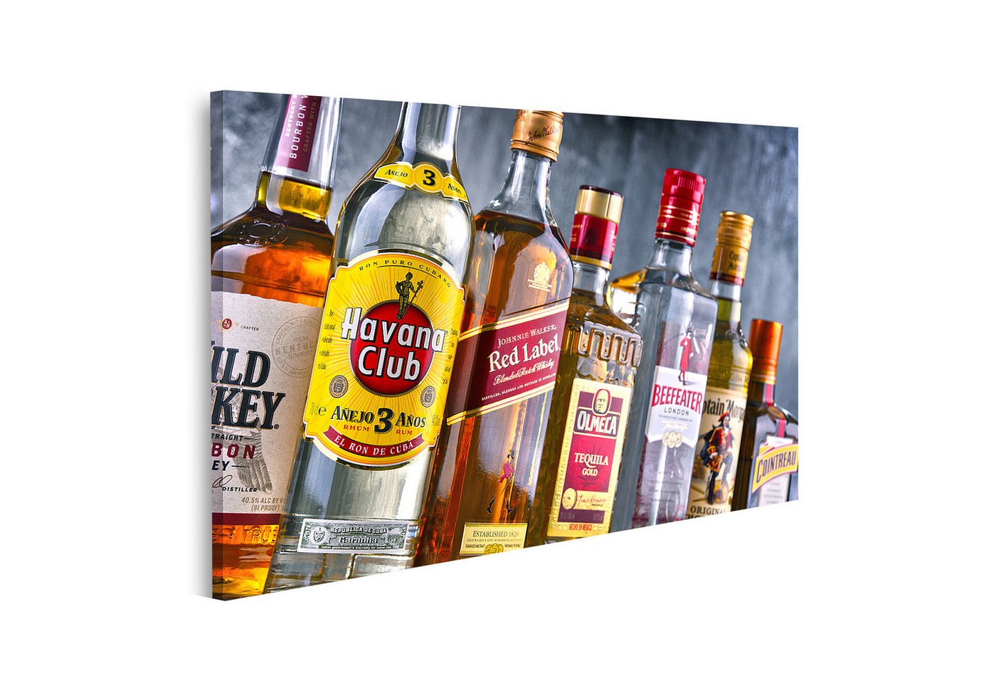 islandburner Leinwandbild Flaschen Sammlung Spirituosen Regale Bunt Sortiert Alkohol Wandbild islandburner Leinwandbild Flaschen Sammlung Spirituosen Regale Bunt Sortiert Alkohol Wandbild von islandburner