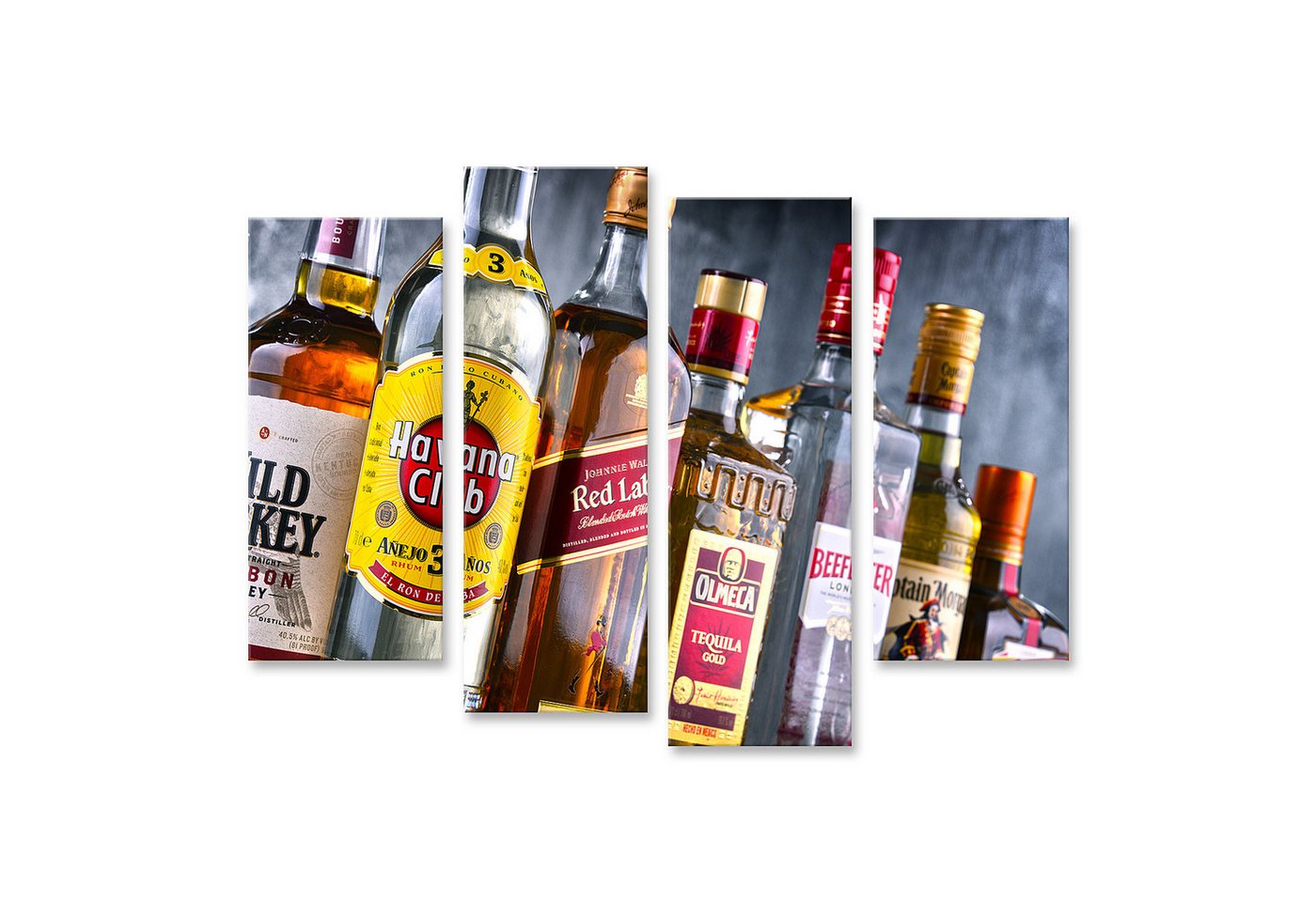 islandburner Leinwandbild Flaschen Sammlung Spirituosen Regale Bunt Sortiert Alkohol Wandbild islandburner Leinwandbild Flaschen Sammlung Spirituosen Regale Bunt Sortiert Alkohol Wandbild von islandburner