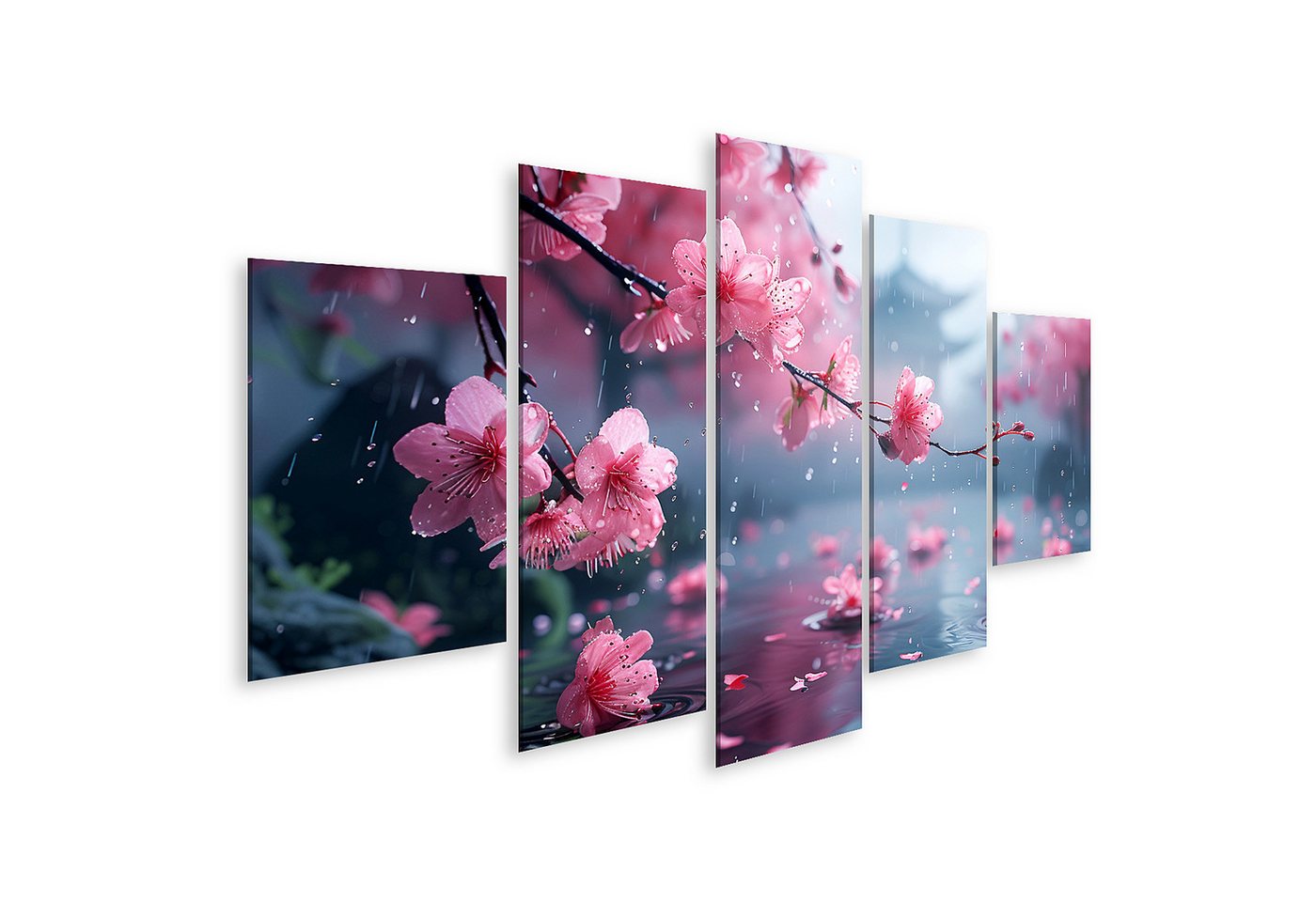 islandburner Leinwandbild Frühlingslandschaft im ßquinoktium: Wandbild zeigt erwachte Natur Wohn von islandburner