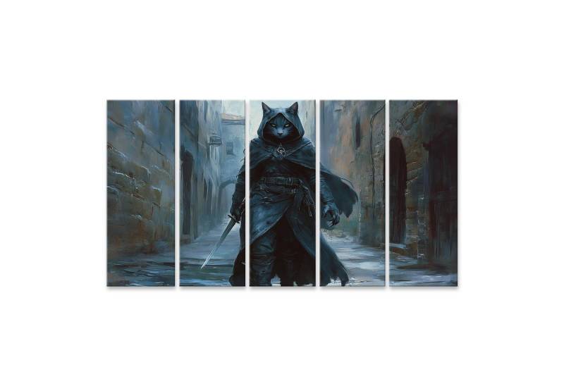 islandburner Leinwandbild Katzenmensch Dieb aus Pathfinder mit dunkelgrauem Fell islandburner Leinwandbild Katzenmensch Dieb aus Pathfinder mit dunkelgrauem Fell von islandburner