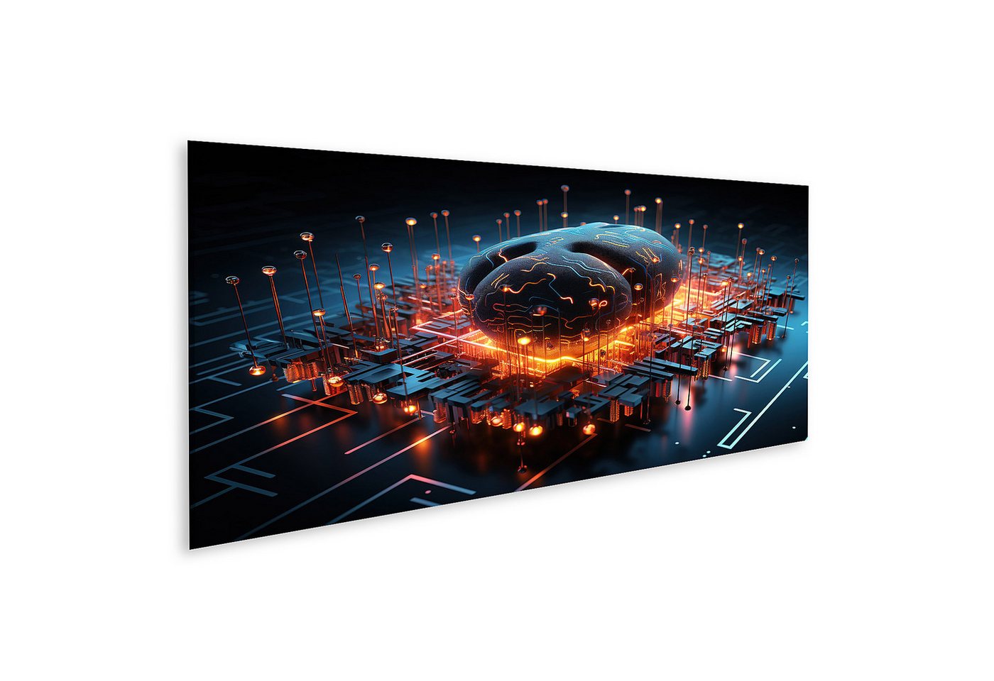 islandburner Leinwandbild Künstliche Intelligenz Gehirn Digital Abstrakte Futuristisch Bilder islandburner Leinwandbild Künstliche Intelligenz Gehirn Digital Abstrakte Futuristisch Bilder von islandburner