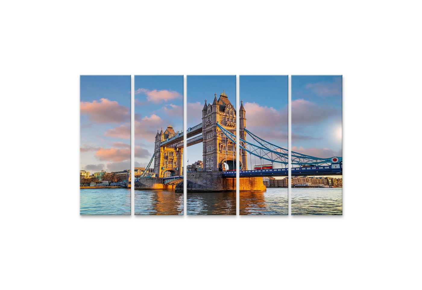 islandburner Leinwandbild London Stadt Skyline Tower Bridge Stadtbild Uk England Bilder von islandburner