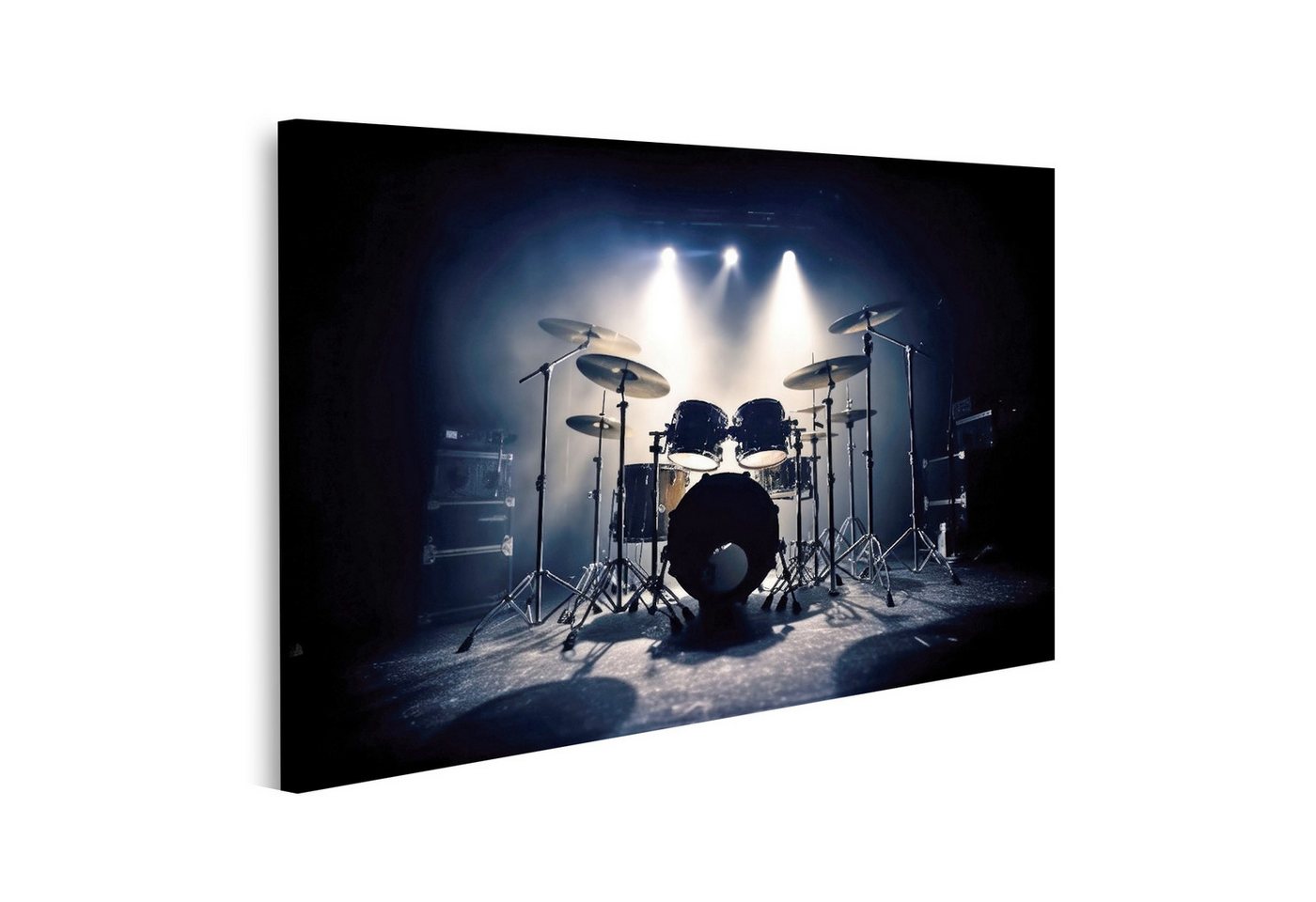 islandburner Leinwandbild Schlagzeug Drum Set Stage Band Spot Lighting Spotlight Kinde Bilder von islandburner