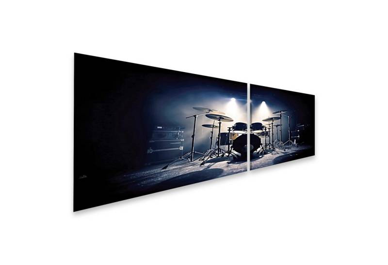 islandburner Leinwandbild Schlagzeug Drum Set Stage Band Spot Lighting Spotlight Kinde Bilder von islandburner
