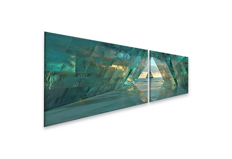 islandburner Leinwandbild Segelboot durch Eisentor auf dem Meer bei Sonnenuntergang islandburner Leinwandbild Segelboot durch Eisentor auf dem Meer bei Sonnenuntergang von islandburner