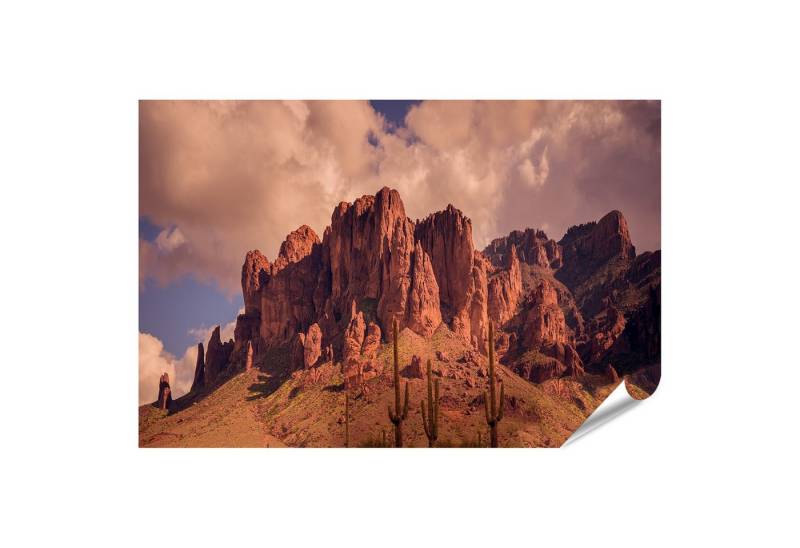 islandburner Poster Arizona Wüste Wilder Westen Landschaft Berg Zerklüftet Bilder von islandburner