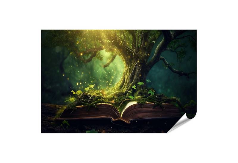 islandburner Poster Baum des Wissens in einem Märchenwald voller Magie und Geheimnisse islandburner Poster Baum des Wissens in einem Märchenwald voller Magie und Geheimnisse von islandburner