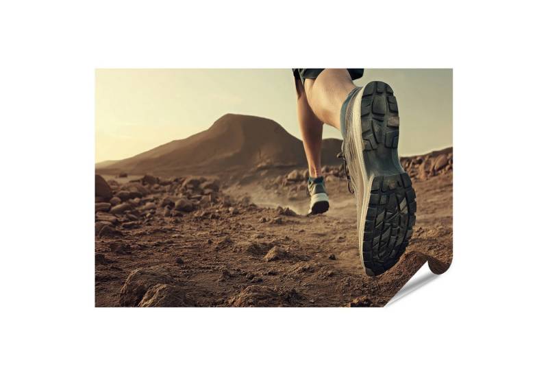 islandburner Poster Hochdetailliertes Fitnessstudio für Läufer - optimiere dein Training! von islandburner