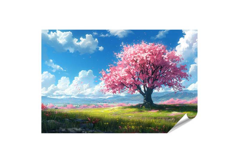 islandburner Poster Sakura-Wandbild: ßquinoktium-Fest feiert das Erwachen der Natur im Frü von islandburner