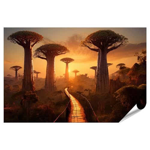 islandburner Prime Bild Poster Baobabs im Sonnenuntergang schöne Landschaft Bäume tropisches Afrika N Premium Bilder Fotodruck islandburner Prime Bild Poster Baobabs im Sonnenuntergang schöne Landschaft Bäume tropisches Afrika N Premium Bilder Fotodruck von islandburner