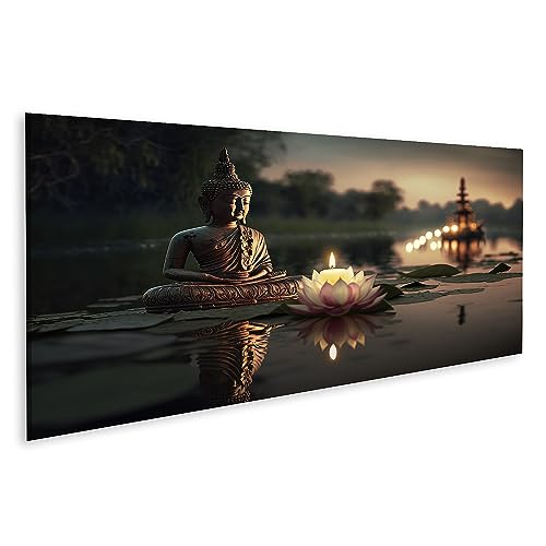 islandburner Prime Bild auf Leinwand Buddha Purnima Vesak Tag Statue Lotusblume Kerzenlicht Fluss Buddha Bilder Wandbilder Poster islandburner Prime Bild auf Leinwand Buddha Purnima Vesak Tag Statue Lotusblume Kerzenlicht Fluss Buddha Bilder Wandbilder Poster von islandburner