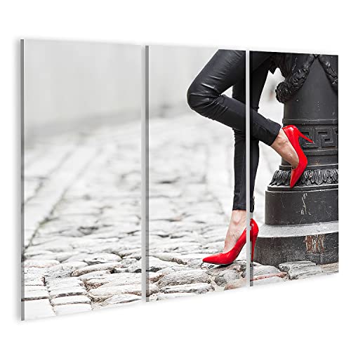 islandburner Prime Bild auf Leinwand Frau mit roten Heels Pumps Kopfsteinpflaster in der Stadt Natur Bilder Wandbilder Poster islandburner Prime Bild auf Leinwand Frau mit roten Heels Pumps Kopfsteinpflaster in der Stadt Natur Bilder Wandbilder Poster von islandburner