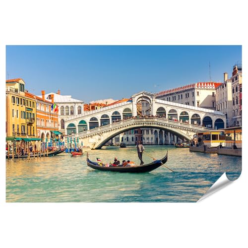 islandburner XXL Bild Poster Gondel Fahrt unter der Rialtobrücke Venedig Italien Premium Bilder 90x60cm islandburner XXL Bild Poster Gondel Fahrt unter der Rialtobrücke Venedig Italien Premium Bilder 90x60cm von islandburner