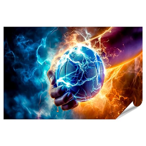 islandburner XXL Bild Poster Handballspieler Energie und Schnelligkeit Premium Bilder Fotodruck islandburner XXL Bild Poster Handballspieler Energie und Schnelligkeit Premium Bilder Fotodruck von islandburner