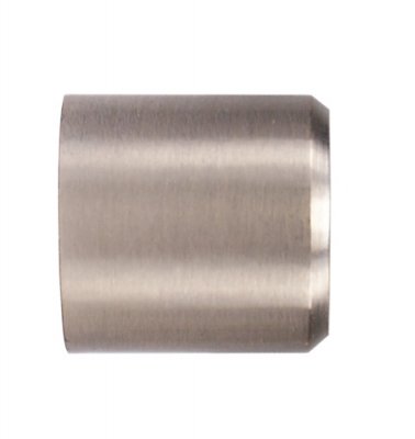 Endstück Kappe in Edelstahl Optik für 16 mm Ø Gardinenstangen - Set 2 von iso-design