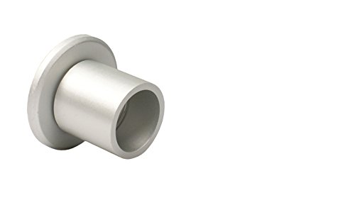 Wandlager/Wandhalterung in alu - Silber für 20 mm Ø Gardinenstangen von iso-design