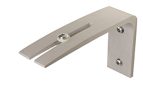 Wandträger für Gardinenschienen - alufarbig Wandträger für Gardinenschienen - alufarbig von iso-design