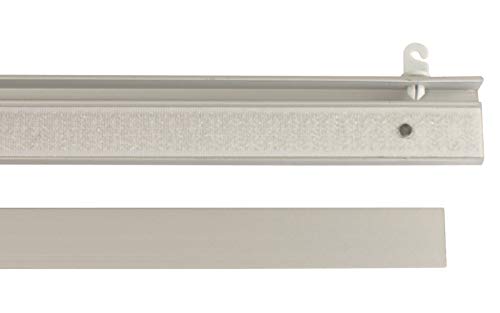 iso-design Paneelwagen 57 cm Silber aus Aluminium für Gardinenschienen - Set 1-10 für Schiebevorhänge (2 Stück) von iso-design