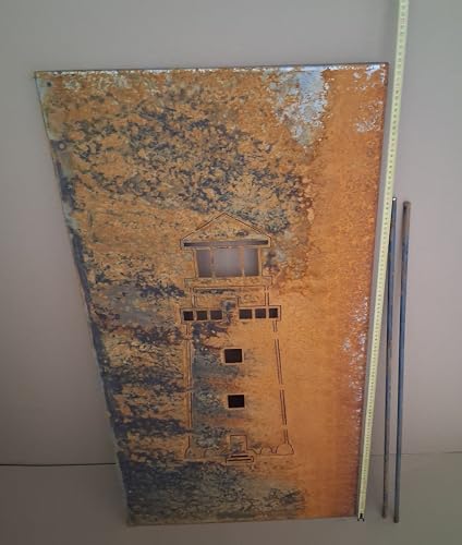 Edelrost Sichtschutzwand Gartendeko rost Stele 112 cm hoch 60 cm breit Edelrost Sichtschutzwand Gartendeko rost Stele 112 cm hoch 60 cm breit von iss-kohli