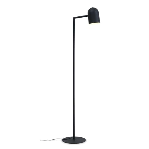 it's about RoMi Stehleuchte Marseille - Schwarz - 40x25x141cm - Rund - Metall - Stehlampe Wohnzimmer & Schlafzimmer - Stehlampe modern von it's about RoMi