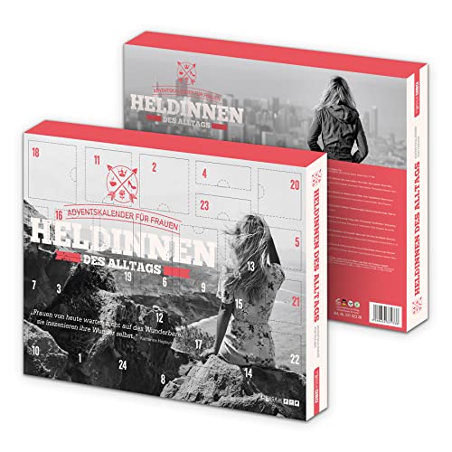 itenga Adventskalender Heldinnen des Alltags I für Frauen I gefüllt I 24 Überraschungen I Perfekter Begleiter während der Vorweihnachtszeit von itenga