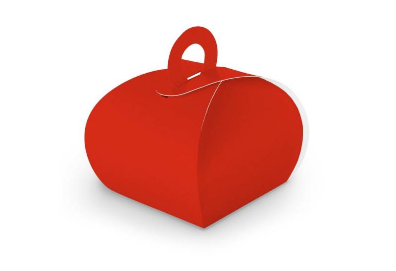 itenga Geschenkbox 10x itenga Geschenkbox mit Griff Kraftkarton rot von itenga