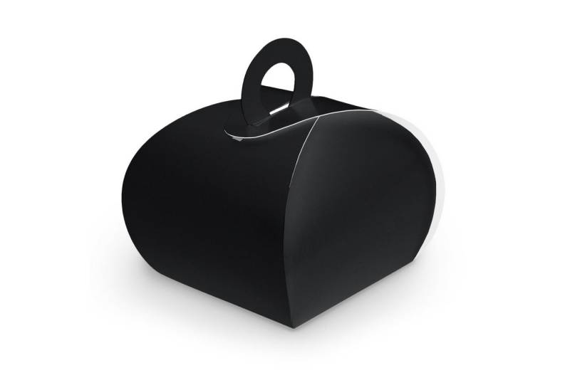 itenga Geschenkbox 50x itenga Geschenkbox mit Griff Kraftkarton schwarz von itenga