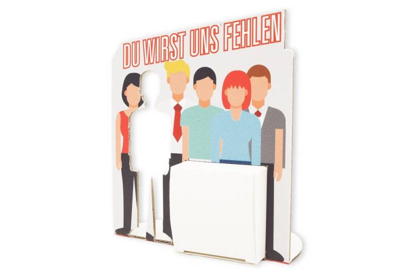 itenga Geschenkbox itenga Geldgeschenkverpackung Du wirst uns fehlen Abschied von itenga