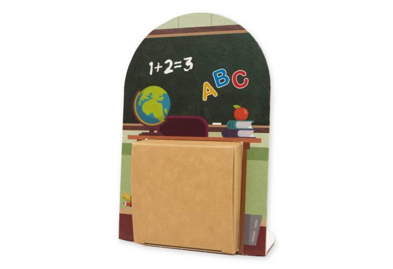 itenga Geschenkbox itenga Geldgeschenkverpackung Schultafel Klassenzimmer (Motiv 9) mit B von itenga